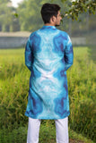 Blue Tie Dye kurta